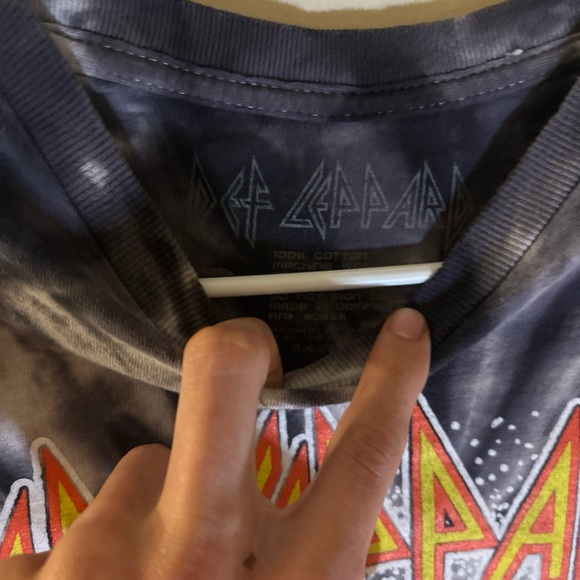 Retro Def Leppard Adrenalize  Cotton Tie Dye T-Shirt US Men's Size Medium NEW - Picture 3 of 3